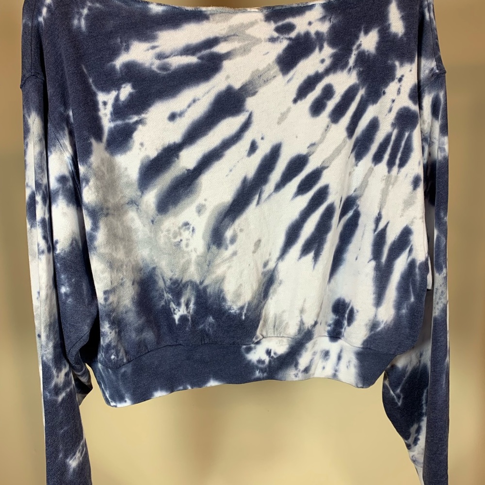 VS Pink US Navy Cropped Crew - Picture 5 of 5